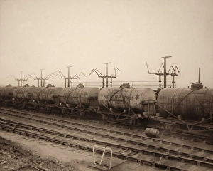 Loading Rail Tank Wagons - Llandarcy, Wales
