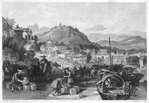 Tang Prints: Loading Tea Junks