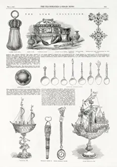 Spoons Prints: The Loan Collection Exhibition - South Kensington: (left to right from top