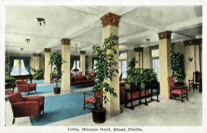 The Lobby, Miramar Hotel, Miami, Florida, USA