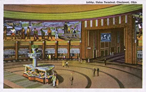 Circular Collection: Lobby, Union Terminal, Cincinnati, Ohio, USA