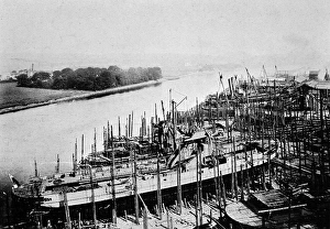 Images Dated 22nd June 2004: The Lobnitz Shipyard, Renfrew, Scotland, 1912