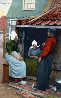 Images Dated 30th December 2015: Local Folk at Volendam, The Netherlands