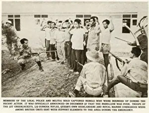 Local police and milita in Brunei
