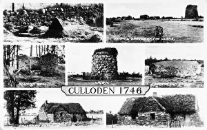 Locations connected with the Battle of Culloden, Scotland