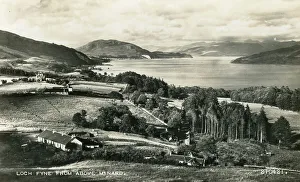 Loch Fyne from above Minard, Scotland