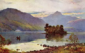 Lomond Prints: Loch Lomond, Wallace's Isle & Inversnaid from Inveruglas