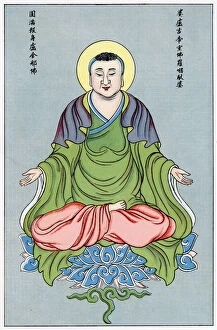 LOCHANA (variously spelt) who represents the ideal essence of Buddha