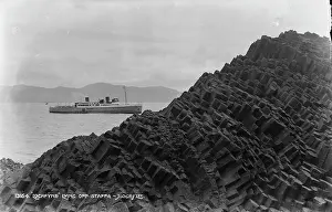 Basalt Prints: Lochfyne Lying Off Staffa