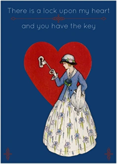 Images Dated 10th July 2017: There is a lock upon my heart - and you have the key