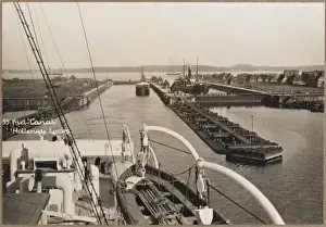 Kiel Prints: Lock on Kiel Canal
