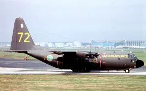 Flygvapnet Prints: Lockheed C-130h Hercules 84002