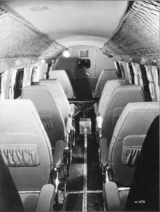 Forwards Prints: Lockheed Electra cabin facing forwards