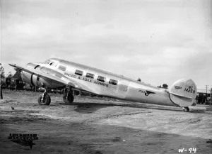 Electra Prints: Lockheed Electra NC14259 of Pacific Alaska Airways