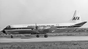 Electra Prints: Lockheed L188C Electra of American Flyers A lines N122