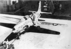 Burbank Prints: Lockheed P-80B-1-LO Shooting Star 45-8479 being rolled out