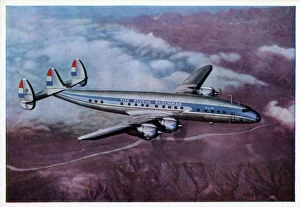 Airline Collection: Lockheed Super Constellation of KLM - The Flying Dutchman. Date: circa 1951