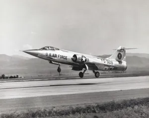 Turboprop Powered Gallery: Lockheed YF-104A Starfighter