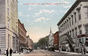 Lockport, Niagara County, New York, USA - Locust Street