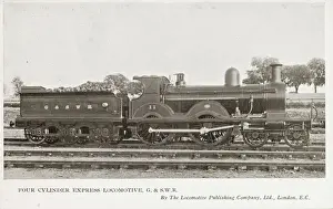 Locomotives Prints: Locomotive no 11 four cylinder express