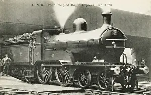 Locomotive no 1373 4-4-0 bogie express