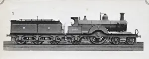 Locomotive no 1868 4-2-2