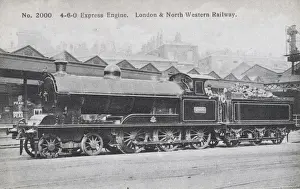 Lnwr Lnwr Prints: Locomotive no 2000 4-6-0 express engine