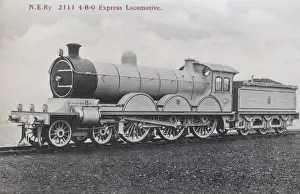 Locomotive no 2111 4-6-0 express