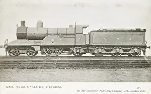 Bogies Prints: Locomotive no 267, single bogie express