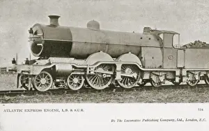 Lbamp Scr Prints: Locomotive no 30 Atlantic express engine