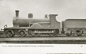 Furness Prints: Locomotive no 36 four coupled express engine