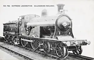 Locomotive no 732 express engine