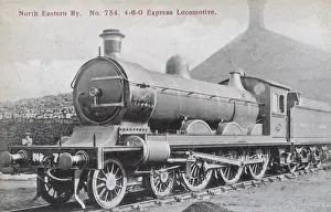 Locomotive no 754 4-6-0 express