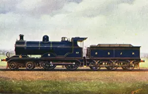 Locomotive no 77 4-4-0 express engine