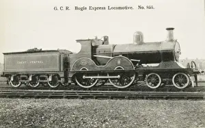 Bogies Prints: Locomotive no 855 4-4-0 bogie express engine