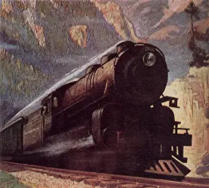 Treks Prints: Locomotive Date: 1930