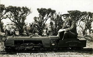 Surrey Collection: Locomotive Pacific, Southern Miniature Railway, Woking, En