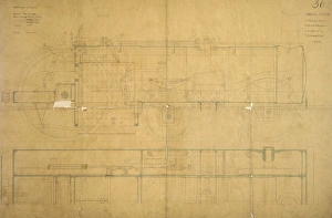 Passenger engine, side elevation