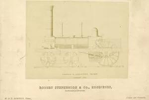 Images Dated 13th January 2020: Locomotive by Robert Stephenson & Co, 1833