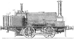 Britiain Prints: Locomotive tank engine, 1862