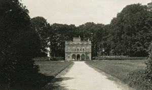 Deer Collection: Lodge Park, built as a grandstand in the Sherborne Estate
