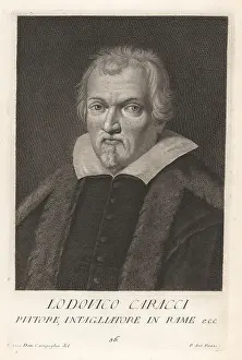 Medici Prints: Lodovico Carracci, Italian, early-Baroque painter and etcher, 15