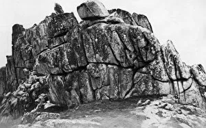Images Dated 20th October 2009: Logan Rock of Treen in Cornwall