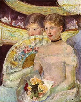 Images Dated 10th January 2018: The Loge by Mary Cassatt