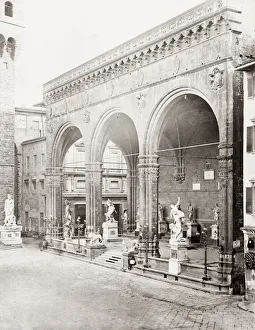 The Loggia dei Lanzi, Florence, Italy