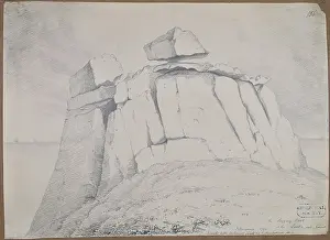 Transactions Prints: The logging rock at the Lands End Cornwall