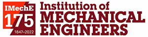 Images Dated 30th September 2021: Logo for the IMechE 175th Anniversary (on 27th January 2022) Date: 1847-2022