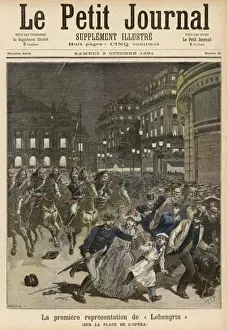 Staged Prints: Lohengrin Riots, Paris
