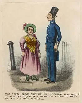 Approaches Prints: Loitering Woman / Police