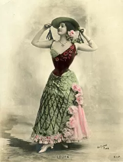 Images Dated 17th March 2017: Lolita, Spanish dancer in Paris